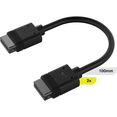 Corsair modell - Tápellátó/adatszolgáltató kábel - 10 cm Fekete - Számítógép hűtőrendszer része Corsair modell - Tápellátó/adatszolgáltató kábel - 10 cm Fekete - Számítógép hűtőrendszer része