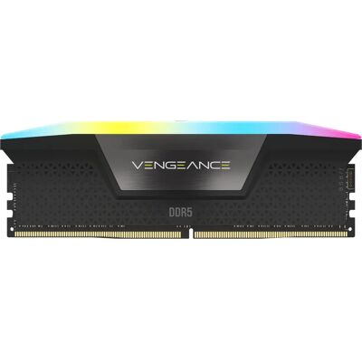 Memória Corsair Vengeance RGB DDR5 - 96 GB - Preto - 5200 MHz - Módulo de memória Memória Corsair Vengeance RGB DDR5 - 96 GB - Preto - 5200 MHz - Módulo de memória