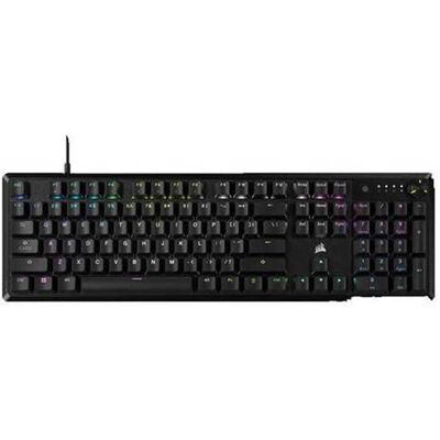 Teclado Gaming Corsair CH-910971E-ES Negro RGB Teclado Gaming Corsair CH-910971E-ES Negro RGB