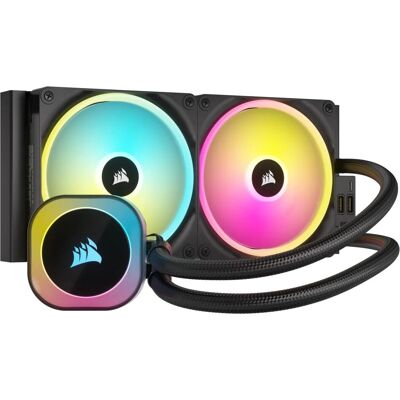 Corsair H115i RGB Liquid CPU Cooler - 280mm - Black Corsair H115i RGB Liquid CPU Cooler - 280mm - Black