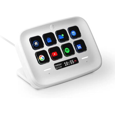 Elgato Stream Deck Neo - Fehér - 8 LCD-gomb - Testreszabható InfoBar Elgato Stream Deck Neo - Fehér - 8 LCD-gomb - Testreszabható InfoBar