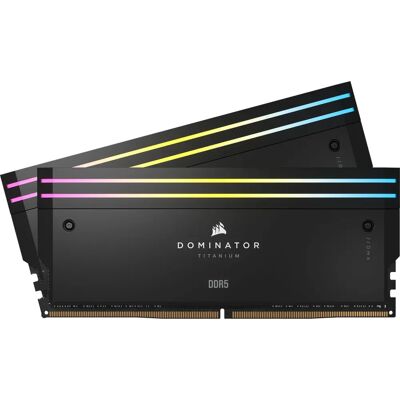 Corsair Dominator Titanium 32GB DDR5 6400 MHz RGB - Módulo de memória Corsair Dominator Titanium 32GB DDR5 6400 MHz RGB - Módulo de memória