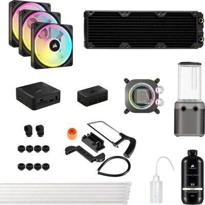 Kit de Refroidissement Liquide Corsair XH405i - Noir - Publicité Kit de Refroidissement Liquide Corsair XH405i - Noir - Publicité