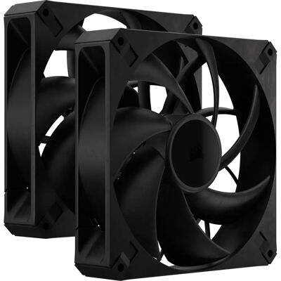 Corsair RS140 MAX Datorchassi Fläkt - 14cm Svart - 2 st Corsair RS140 MAX Datorchassi Fläkt - 14cm Svart - 2 st