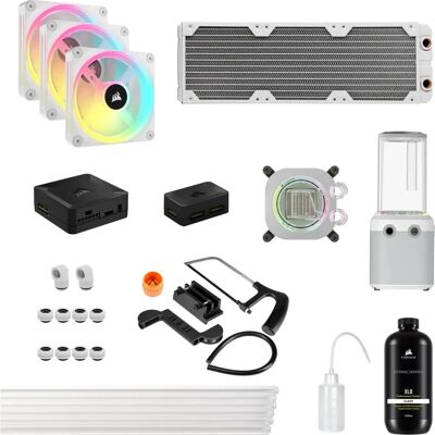 Corsair XH405i Weiß Flüssigkeitskühler - PC-Kühlsystem Corsair XH405i Weiß Flüssigkeitskühler - PC-Kühlsystem