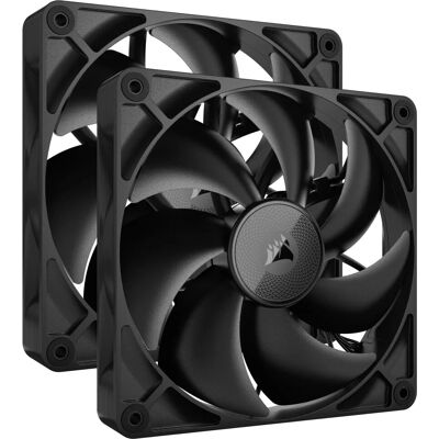 Corsair iCUE LINK RX140 Computer Gehäuselüfter - Schwarz - 2 Stück Corsair iCUE LINK RX140 Computer Gehäuselüfter - Schwarz - 2 Stück