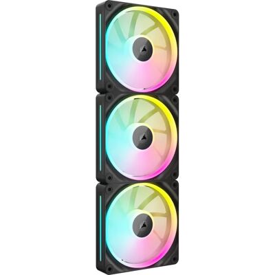 Corsair iCUE LINK LX120 RGB Gehäuselüfter - Schwarz - 3 Stück Corsair iCUE LINK LX120 RGB Gehäuselüfter - Schwarz - 3 Stück