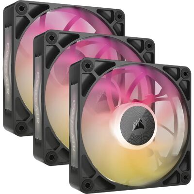 Corsair RX120 MAX RGB Triple Lüfter-Set - PC-Kühlung - Schwarz Corsair RX120 MAX RGB Triple Lüfter-Set - PC-Kühlung - Schwarz
