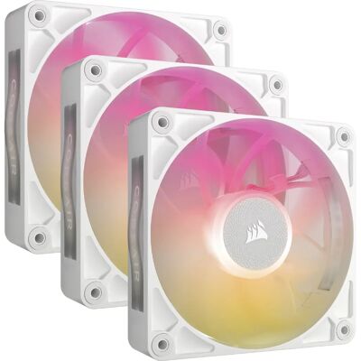 Corsair RX MAX RGB Serie, iCUE LINK RX120 RGB MAX Weiß, 120mm RGB Lüfter, 3er-Pack Corsair RX MAX RGB Serie, iCUE LINK RX120 RGB MAX Weiß, 120mm RGB Lüfter, 3er-Pack