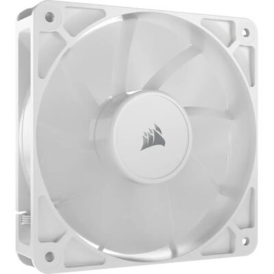 Corsair RS120 120mm PWM Ventilator Hvid - PC-kabinetventilator Corsair RS120 120mm PWM Ventilator Hvid - PC-kabinetventilator