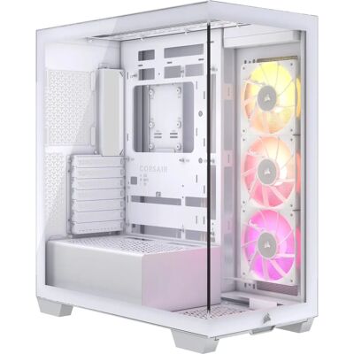 Corsair iCUE LINK 3500X RGB Mid Tower Case - White - PC Case Corsair iCUE LINK 3500X RGB Mid Tower Case - White - PC Case