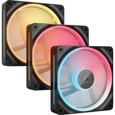 Corsair iCUE LINK LX120-R RGB 120mm Lüfter - Schwarz - PC Lüfter Corsair iCUE LINK LX120-R RGB 120mm Lüfter - Schwarz - PC Lüfter
