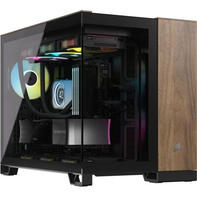 Corsair 2500X Walnut Boîtier PC Micro ATX - Tour d'ordinateur - Publicité Corsair 2500X Walnut Boîtier PC Micro ATX - Tour d'ordinateur - Publicité