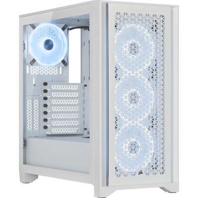 Corsair iCUE 4000D RGB AIRFLOW Midi Tower Gehäuse - Weiß Corsair iCUE 4000D RGB AIRFLOW Midi Tower Gehäuse - Weiß