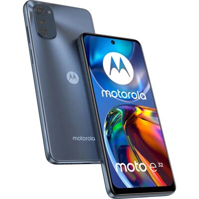 Motorola e32 - Écran 6,5" - Dual SIM - 64GB - Gris - Smartphone - Publicité Motorola e32 - Écran 6,5" - Dual SIM - 64GB - Gris - Smartphone - Publicité