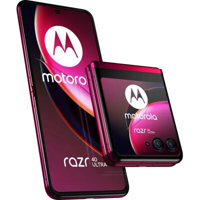 Motorola Razr 40 Ultra - Magenta - Klappbares Smartphone - 6,9" 5G Motorola Razr 40 Ultra - Magenta - Klappbares Smartphone - 6,9" 5G