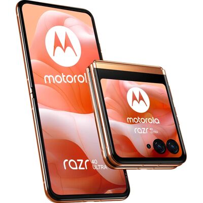 Motorola Razr 40 Ultra - 6,9" Android 13 - Peach - Publicité Motorola Razr 40 Ultra - 6,9" Android 13 - Peach - Publicité