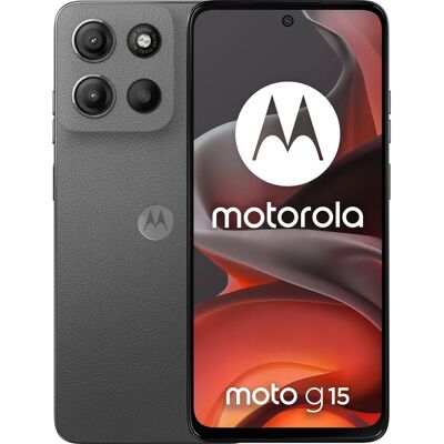 Motorola Moto g15 Smartphone - 6.72 inch, 50MP Camera, 4GB RAM - Grey Motorola Moto g15 Smartphone - 6.72 inch, 50MP Camera, 4GB RAM - Grey