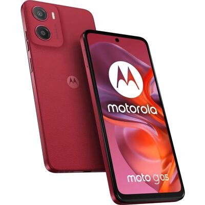 Motorola Moto G05 - Écran LCD 6,67" - 64GB - 4GB RAM - Rouge - Smartphone Motorola Moto G05 - Écran LCD 6,67" - 64GB - 4GB RAM - Rouge - Smartphone