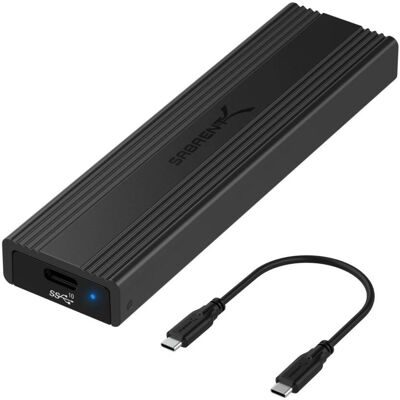 Sabrent EC-SNVE Black SSD Enclosure - SSD Enclosure Sabrent EC-SNVE Black SSD Enclosure - SSD Enclosure