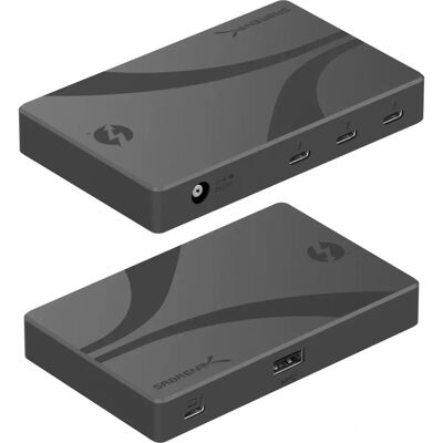 Sabrent - HB-TBT4 - 60 W PD - 2x 4K 60Hz - Docking Station Sabrent - HB-TBT4 - 60 W PD - 2x 4K 60Hz - Docking Station