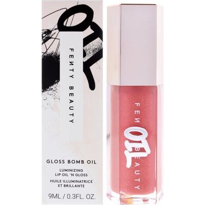 Fenty Beauty Gloss Bomb Huile - Huile à lèvres - Hydratante, brillante - Pour femmes - Publicité Fenty Beauty Gloss Bomb Huile - Huile à lèvres - Hydratante, brillante - Pour femmes - Publicité