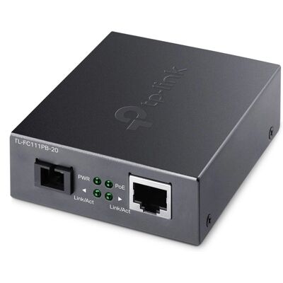 TP-Link - TL-FC111PB-20 - PoE - WDM - Convertisseur réseau de médias - Publicité TP-Link - TL-FC111PB-20 - PoE - WDM - Convertisseur réseau de médias - Publicité