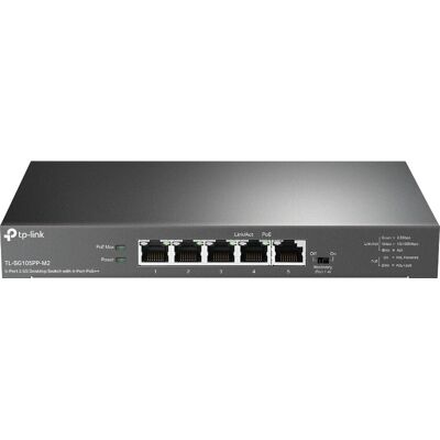 TP-Link - TL-SG105PP-M2 - 5-Port 2.5G - Switch TP-Link - TL-SG105PP-M2 - 5-Port 2.5G - Switch