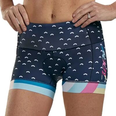 Shorts de cyclisme Zoot Ltd Tri 4'' Bleu Femme - Publicité Shorts de cyclisme Zoot Ltd Tri 4'' Bleu Femme - Publicité