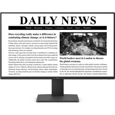 BenQ GW2491 23,8-tuumainen Full HD LED-näyttö - Musta BenQ GW2491 23,8-tuumainen Full HD LED-näyttö - Musta