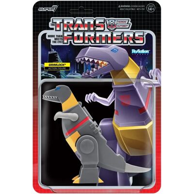 Super7 Grimlock Dino Action Figure - 10cm Transformers Collectible Super7 Grimlock Dino Action Figure - 10cm Transformers Collectible