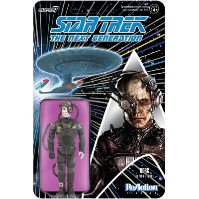 Super7 Figurine d'action Star Trek - Borg - 3 3/4" Rétro - Figurine d'action - Publicité Super7 Figurine d'action Star Trek - Borg - 3 3/4" Rétro - Figurine d'action - Publicité
