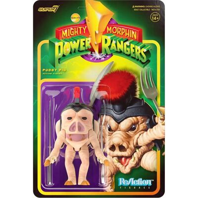 Power Rangers Pudgy Pig - Figurine d'action - Collectible - 3,75" - Power Rangers - Publicité Power Rangers Pudgy Pig - Figurine d'action - Collectible - 3,75" - Power Rangers - Publicité