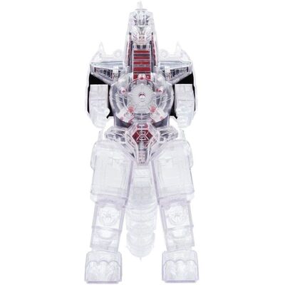 Super7 - Mighty Morphin Power Rangers - Super Cyborg - Dragonzord (Clear) - Action Figure Super7 - Mighty Morphin Power Rangers - Super Cyborg - Dragonzord (Clear) - Action Figure