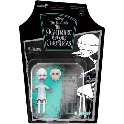 Super7 Finkelstein Action Figur - Nightmare Before Christmas 3,75" Sammlerstück Super7 Finkelstein Action Figur - Nightmare Before Christmas 3,75" Sammlerstück