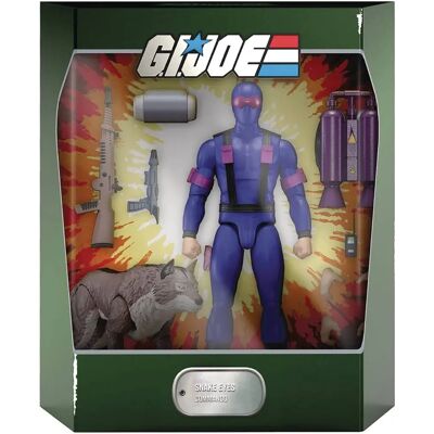 Figurine d'action Snake Eyes de Super7 - 18cm - G.I. Joe - Publicité Figurine d'action Snake Eyes de Super7 - 18cm - G.I. Joe - Publicité