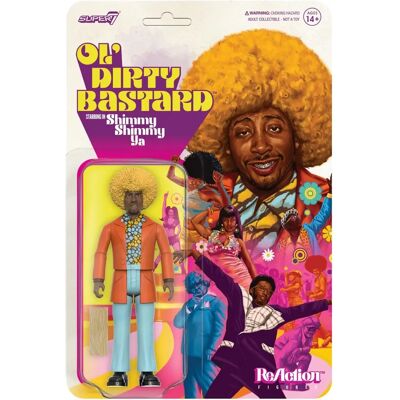 Super7 Ol' Dirty Bastard Shimmy Shimmy Ya Action Figure - Return To The 36 Chambers Super7 Ol' Dirty Bastard Shimmy Shimmy Ya Action Figure - Return To The 36 Chambers