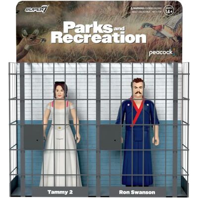 Super7 - Parks And Recreation - Hochzeitsnacht Ron und Tammy 2 Figuren-Set Super7 - Parks And Recreation - Hochzeitsnacht Ron und Tammy 2 Figuren-Set