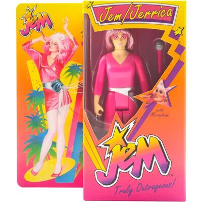 Super7 Jem and The Holograms Action Figure - Neon Retro Box - Collectible Super7 Jem and The Holograms Action Figure - Neon Retro Box - Collectible