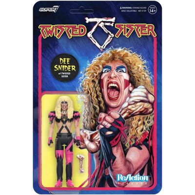 Super7 Twisted Sister ReAction Dee Snider Action Figur - Sammlerstücke Super7 Twisted Sister ReAction Dee Snider Action Figur - Sammlerstücke