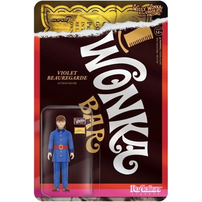 Super7 - Willy Wonka & die Schokoladenfabrik - Violet Beauregarde Reaktionsfigur - Sammlerstück Super7 - Willy Wonka & die Schokoladenfabrik - Violet Beauregarde Reaktionsfigur - Sammlerstück