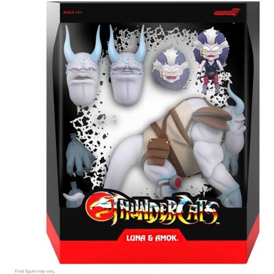 Figurines d'Action Thundercats Luna & Amok Super7 - 15cm - Publicité Figurines d'Action Thundercats Luna & Amok Super7 - 15cm - Publicité