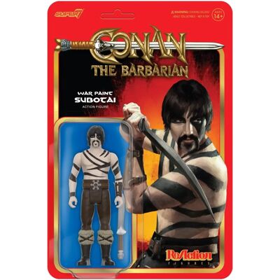 Super7 - Conan der Barbaren - Reaction WV2 - Subotai (War Paint) - Actionfigur Super7 - Conan der Barbaren - Reaction WV2 - Subotai (War Paint) - Actionfigur