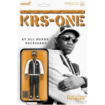 Super7 - KRS-One - Figures de réaction Wv1 - KRS-One - Par Tous les Moyens Nécessaires BDP - Figurine d'action - Publicité Super7 - KRS-One - Figures de réaction Wv1 - KRS-One - Par Tous les Moyens Nécessaires BDP - Figurine d'action - Publicité