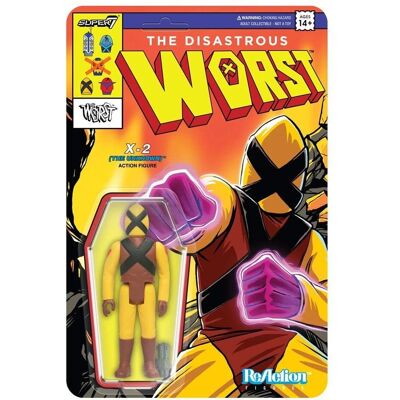 Super7 Najgorsza Figurka Akcji Mutant Team X2 - Kolekcja Vintage Super7 Najgorsza Figurka Akcji Mutant Team X2 - Kolekcja Vintage