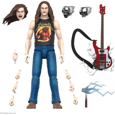 Super7 Metallica Cliff Burton Action Figure - 7-inch Heavy Metal Collectible Super7 Metallica Cliff Burton Action Figure - 7-inch Heavy Metal Collectible