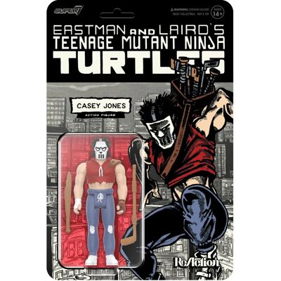 Super7 Teenage Mutant Ninja Turtles Casey Jones 10cm Figurka akcji - Kolor Komiks Super7 Teenage Mutant Ninja Turtles Casey Jones 10cm Figurka akcji - Kolor Komiks