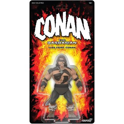 Super7 Conan le Barbare Figurine Vintage Wv2 - Peinture de Guerre - Collection - Publicité Super7 Conan le Barbare Figurine Vintage Wv2 - Peinture de Guerre - Collection - Publicité