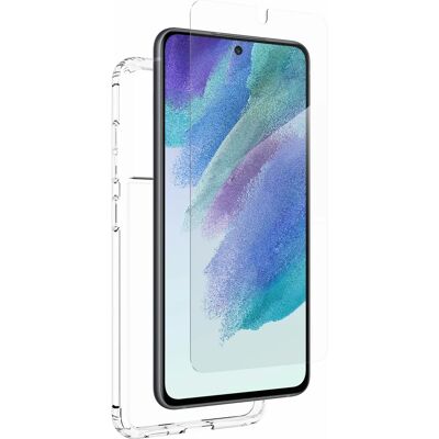 IFROGZ Galaxy A22 Transparent Bundle - Phone Case & Screen Protector IFROGZ Galaxy A22 Transparent Bundle - Phone Case & Screen Protector