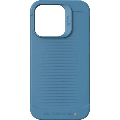Gear4 Havana Snap iPhone 14 Pro Bleu - Protection anti-choc, MagSafe Gear4 Havana Snap iPhone 14 Pro Bleu - Protection anti-choc, MagSafe